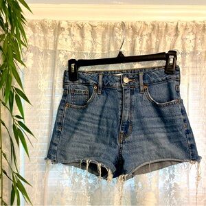 PACSUN high rise jean shorts